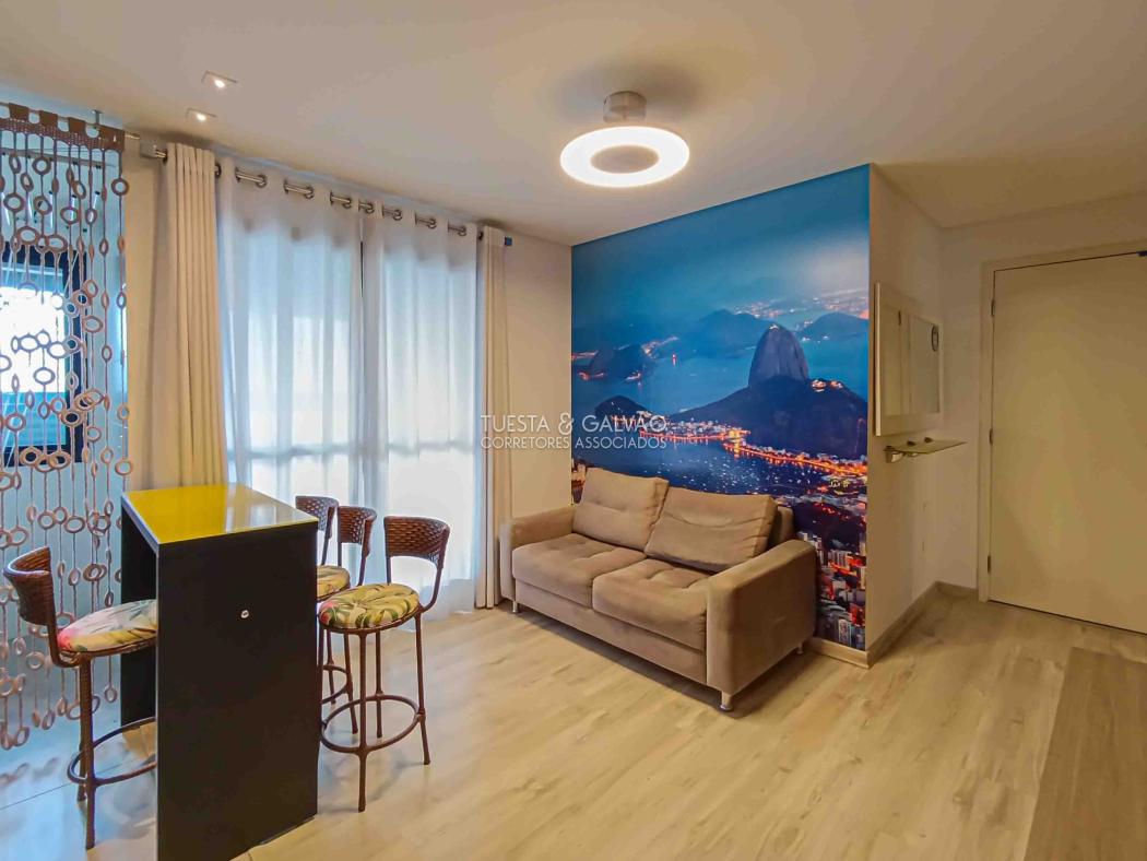 Apartamento mobiliado com sacada e churrasqueira em Condomínio Club, à 300 do parque Barigui - foto 3