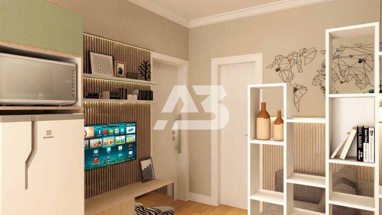 Apartamento com 1 dormitório à venda, 28 m² por R$ 225.000,00 - Cajuru - Curitiba/PR