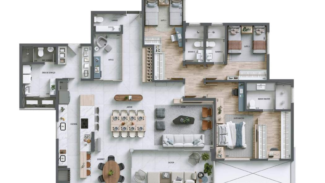Apartamento com 3 dormitórios à venda, por R$ 3.980.000 - Orleans - Curitiba/PR - foto 3