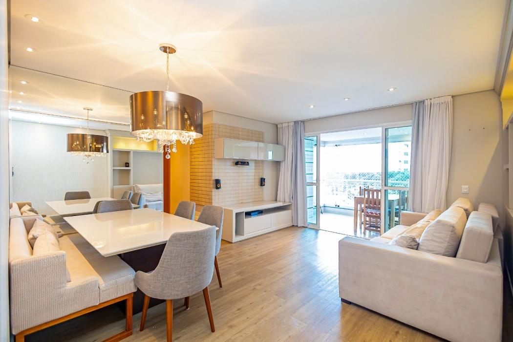 Apartamento com 3 dormitórios para alugar, 102 m² por R$ 7.975,00/mês - Ecoville - Curitiba/PR