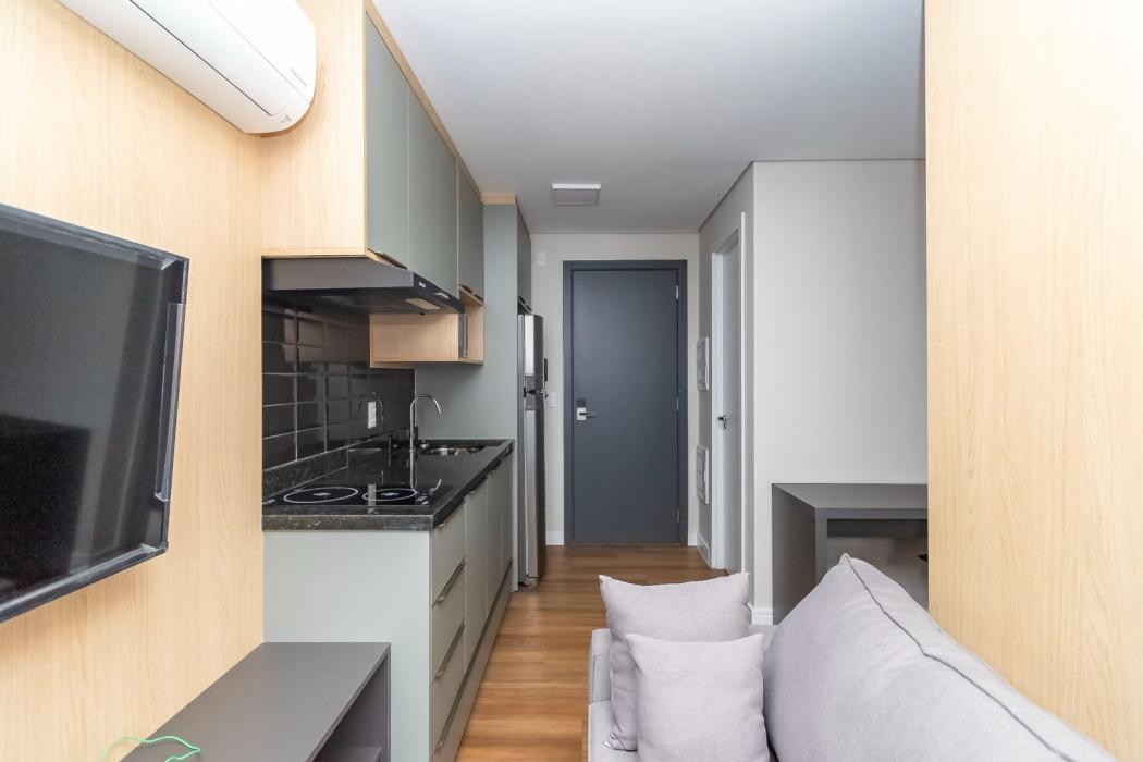Studio com 1 dormitório à venda, por R$ 517.900 - Rebouças - Curitiba/PR