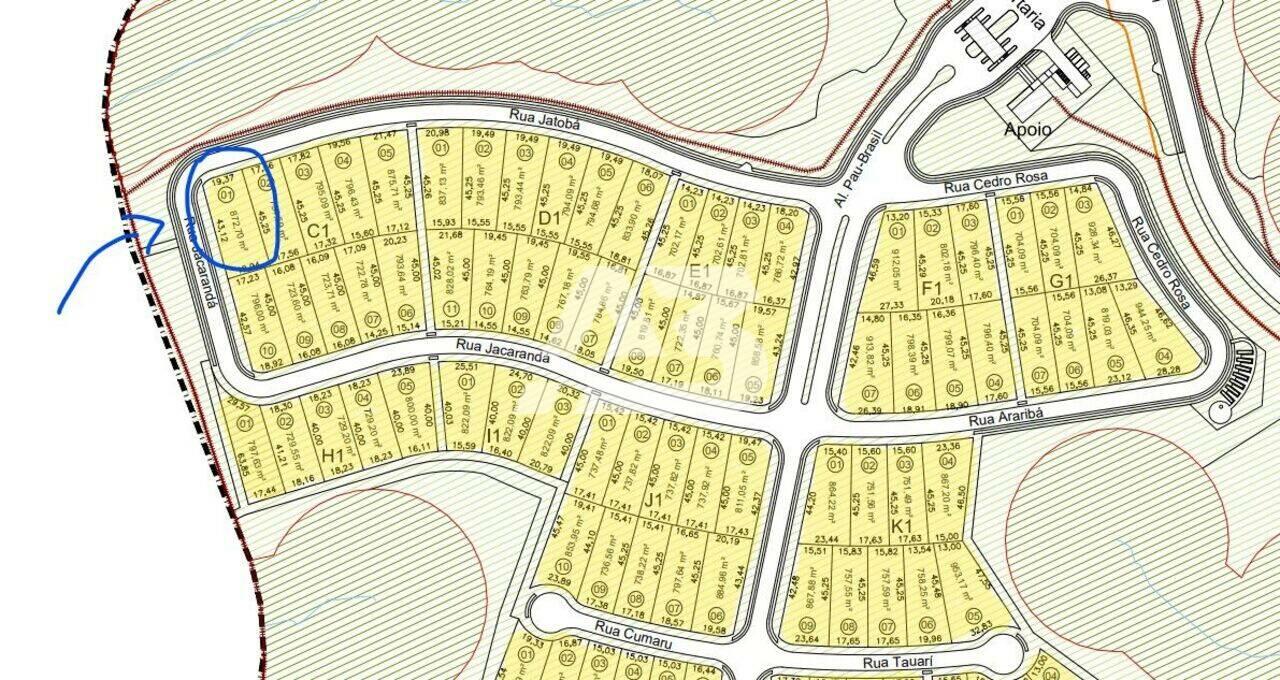 REVENDA ALPHAVILLE - Terreno à venda, 872 m² por R$ 1.299.000 - Ferraria - Campo Largo/PR