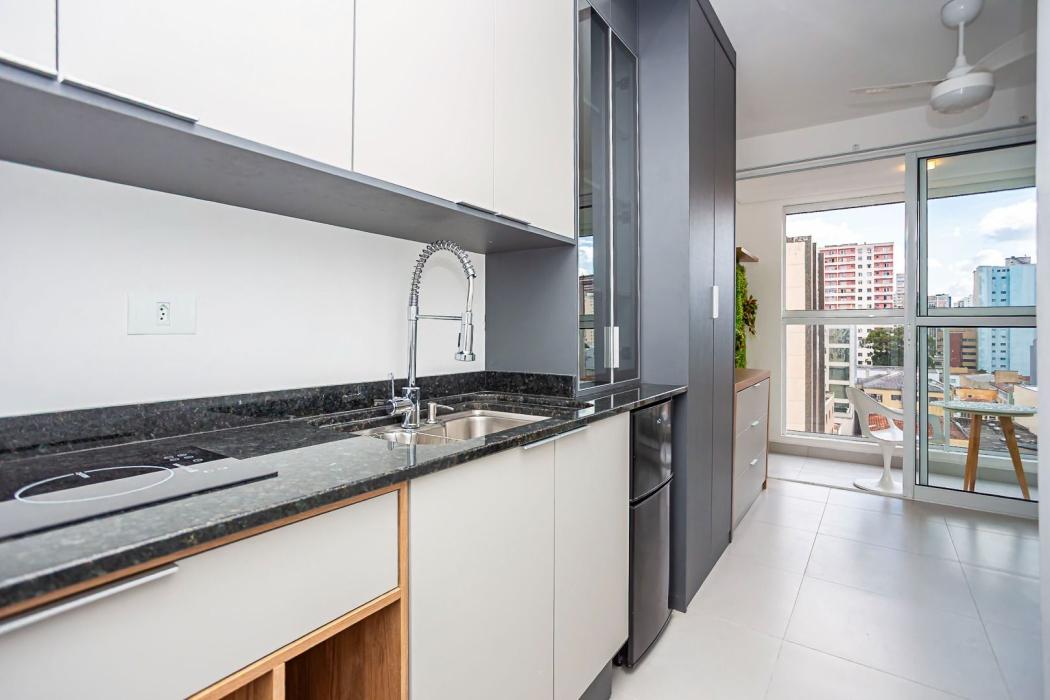 Apartamento com 1 dormitório, 19 m² - venda por R$ 350.000,00 ou aluguel por R$ 2.800,00/mês - Centro - Curitiba/PR - foto 2