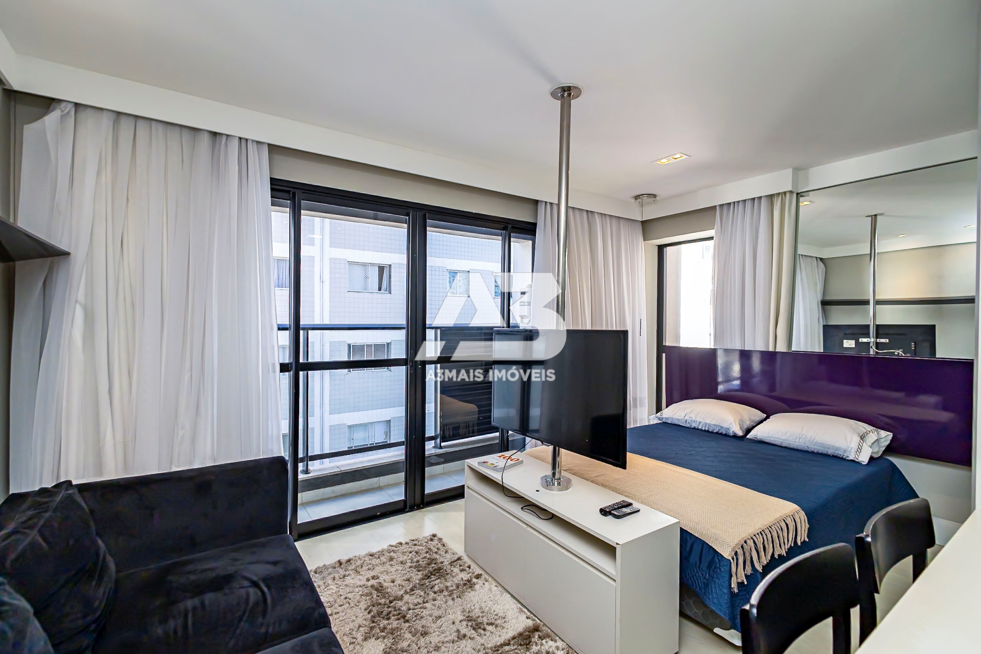 Apartamento com 1 dormitório à venda, 46 m² por R$ 390.000,00 - Ecoville - Curitiba/PR